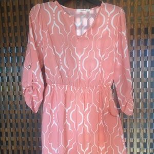 Pink blush dress, never worn without tags
